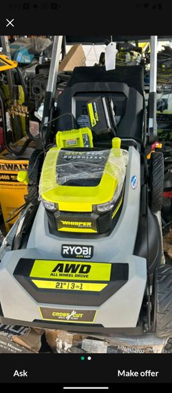 Lawn Mower Riobi Electrica 40v Bateria Y Cargador 