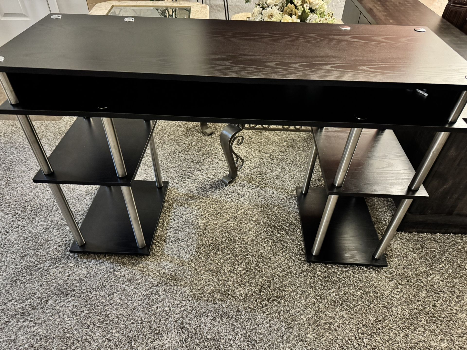 Nice Black Desk/Entry Table