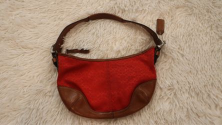 Y2k coach red hobo MINI size