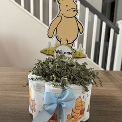 Winnie the Pooh Diaper Center Pieces