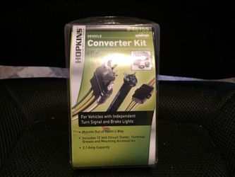 Trailer light converter kit