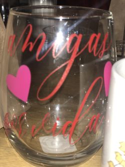 Customers wine cups