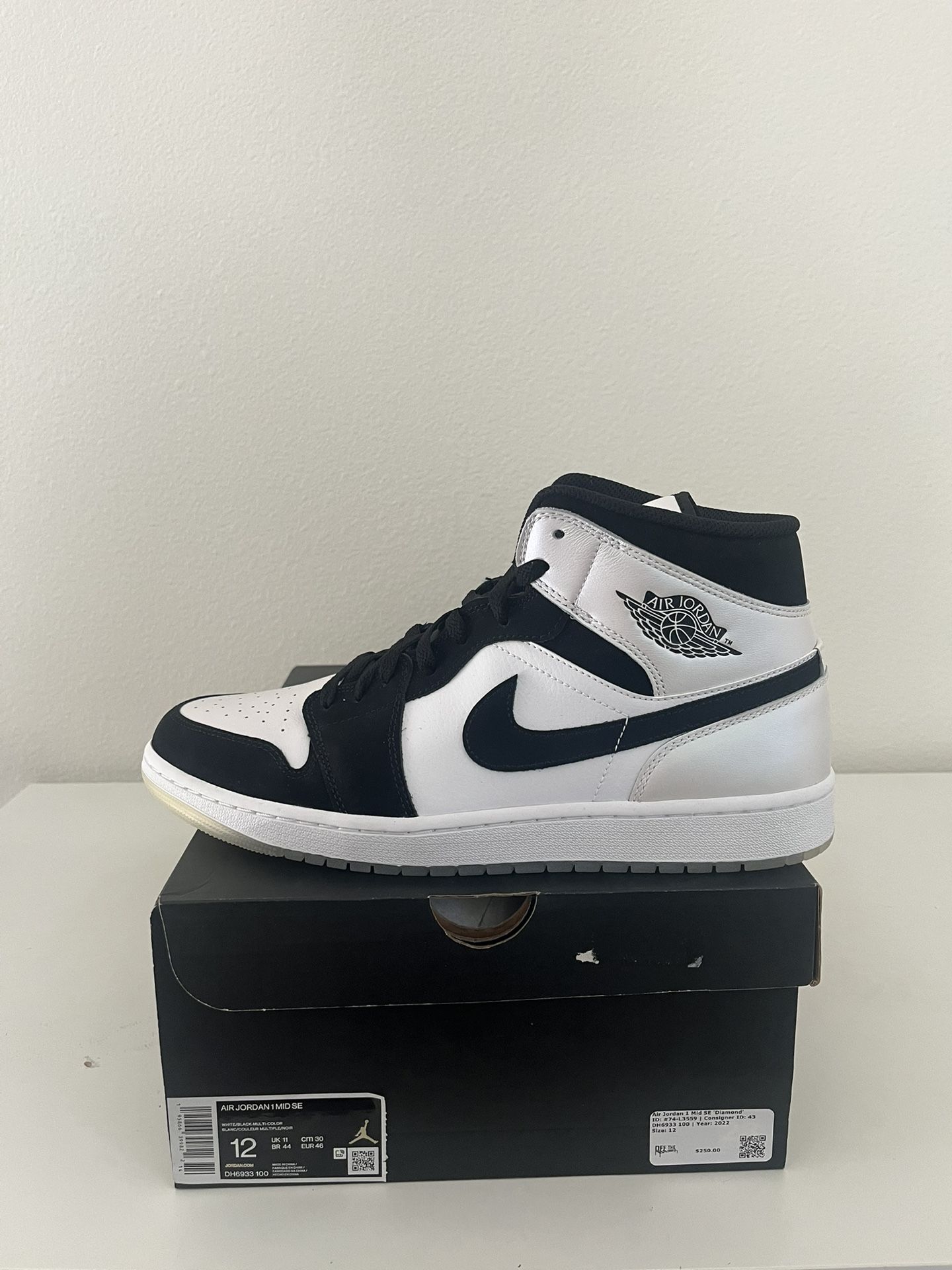 Jordan 1 Mid Diamond Shorts