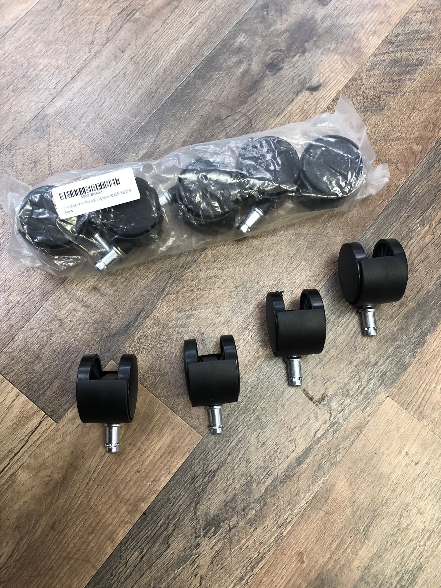2” Replacement office test Cheer caster wheels w/ 7/16” x 7/8” grip ring