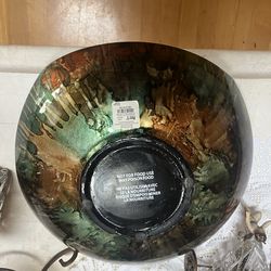 Large decorative bowl by pier one
