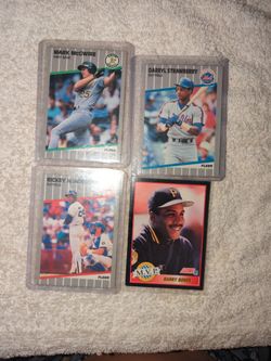 Barry Bonds Darryl Strawberry Mark McGwire Ricky Henderson Bundle