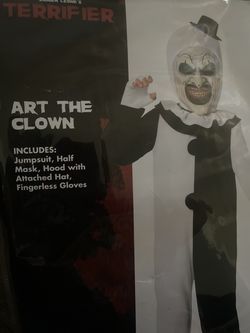 Art the clown kids costume