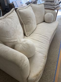 Beautiful Plus Brocade Couch