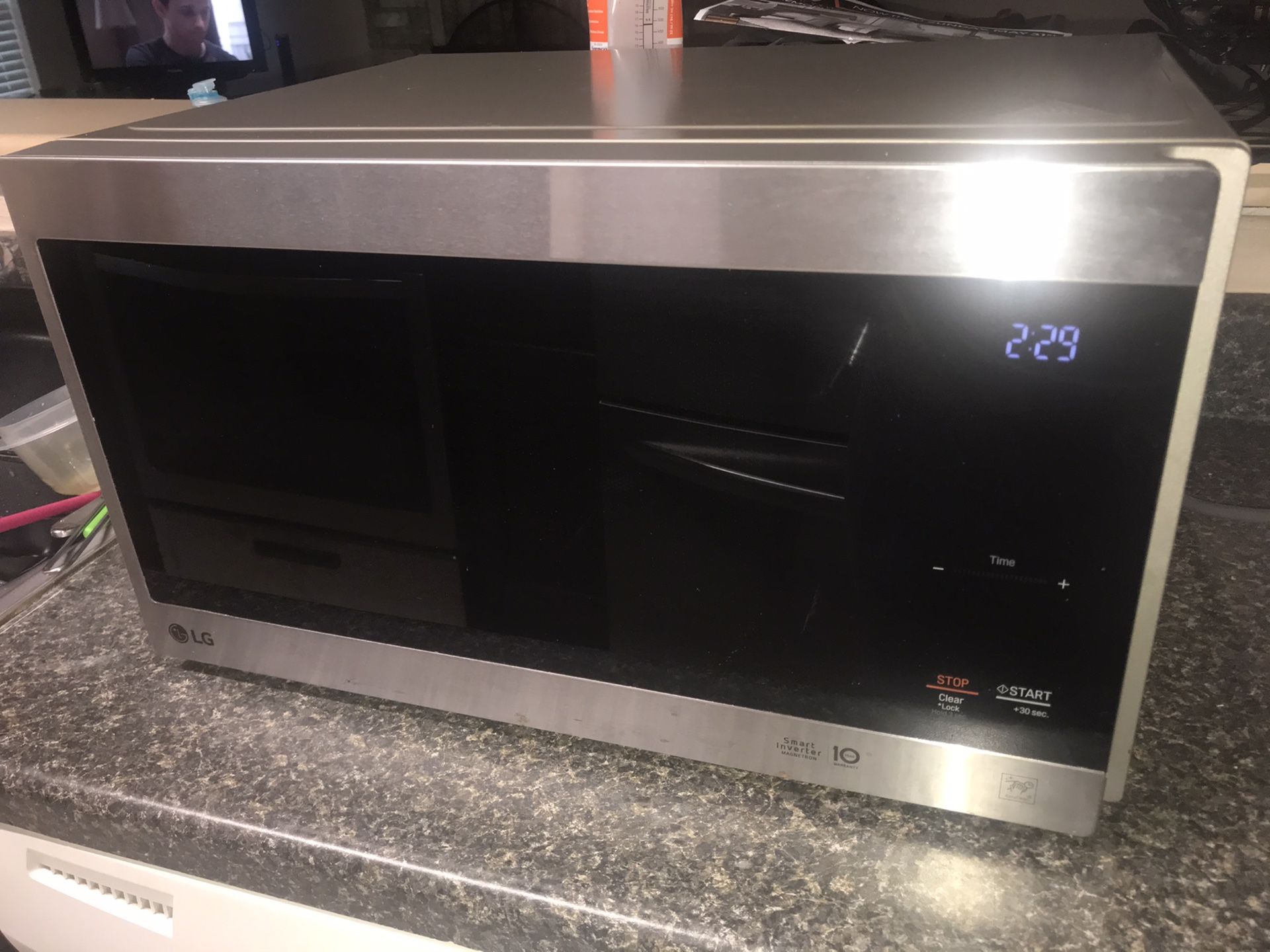 LG SmartInverter Easy Clean Microwave