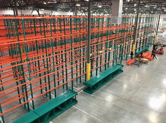 Pallet Rack – Teardrop Uprights & Beams – Delivery Available Columbus