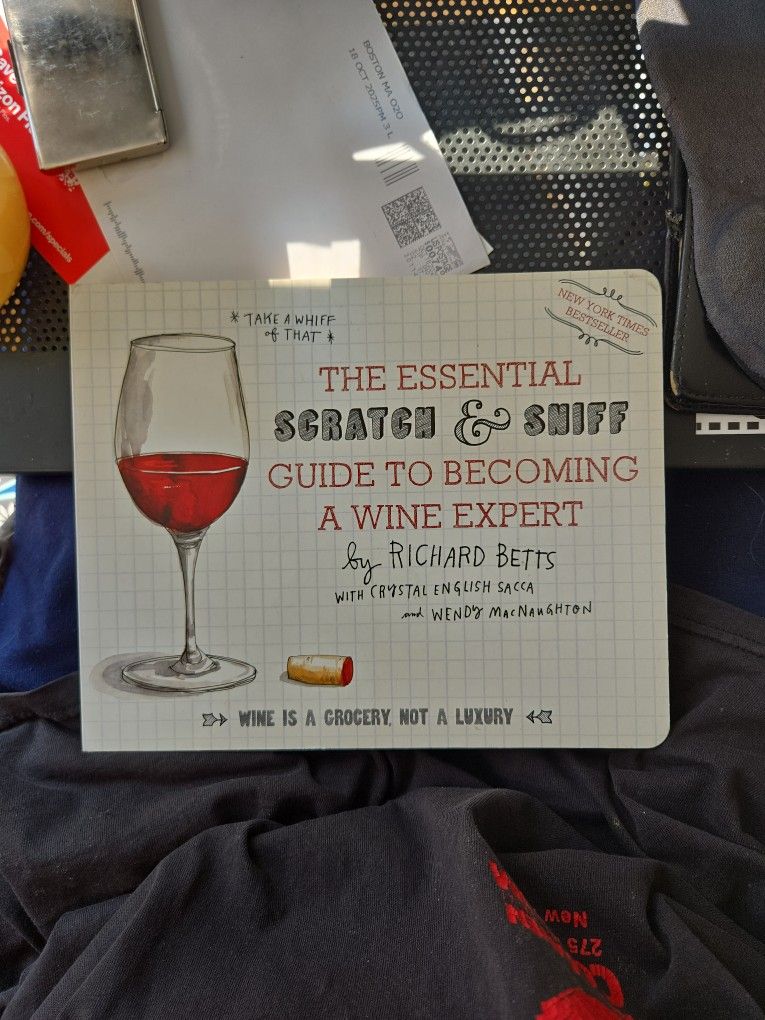 NY Times Bestseller - The Essential Guide Scratch & Sniff Guide To Becoming A Wine Expert