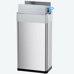 16Gl Automatic Trash Can with Motion Sensor Butterfly Lid