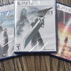 Final Fantasy 7 Trilogy Intergrade Rebirth Crisis Core PS5 Game Action Rpg Vii X