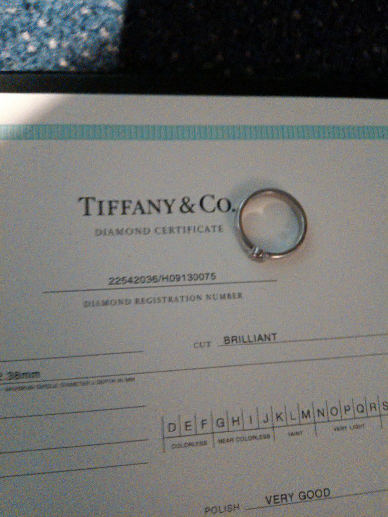 Tiffany Platinum Ring