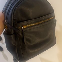 Leather Backpack Purse