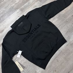 Black Essential Hoodie
