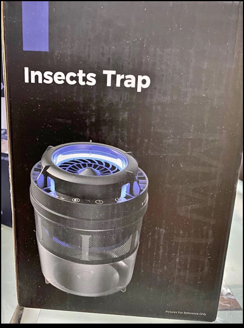 Mosquito Trap Fruit Fly Trap Indoor Insect Mosquito Killer with UV Trap Automatic Intelligent Light Induction with Sticky Glue Boards for Home Kitchen