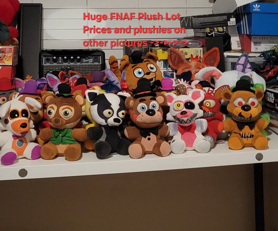 HUGE Fnaf Plush Lot (Can Sell Separately) PICKUP ONLY