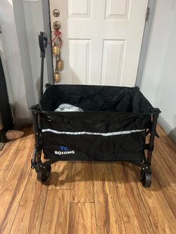 Brand new ROSONG Collapsible Wagon Cart with Wheels Foldable - Folding Utility Heavy Duty Wagons Carts 35 obo
