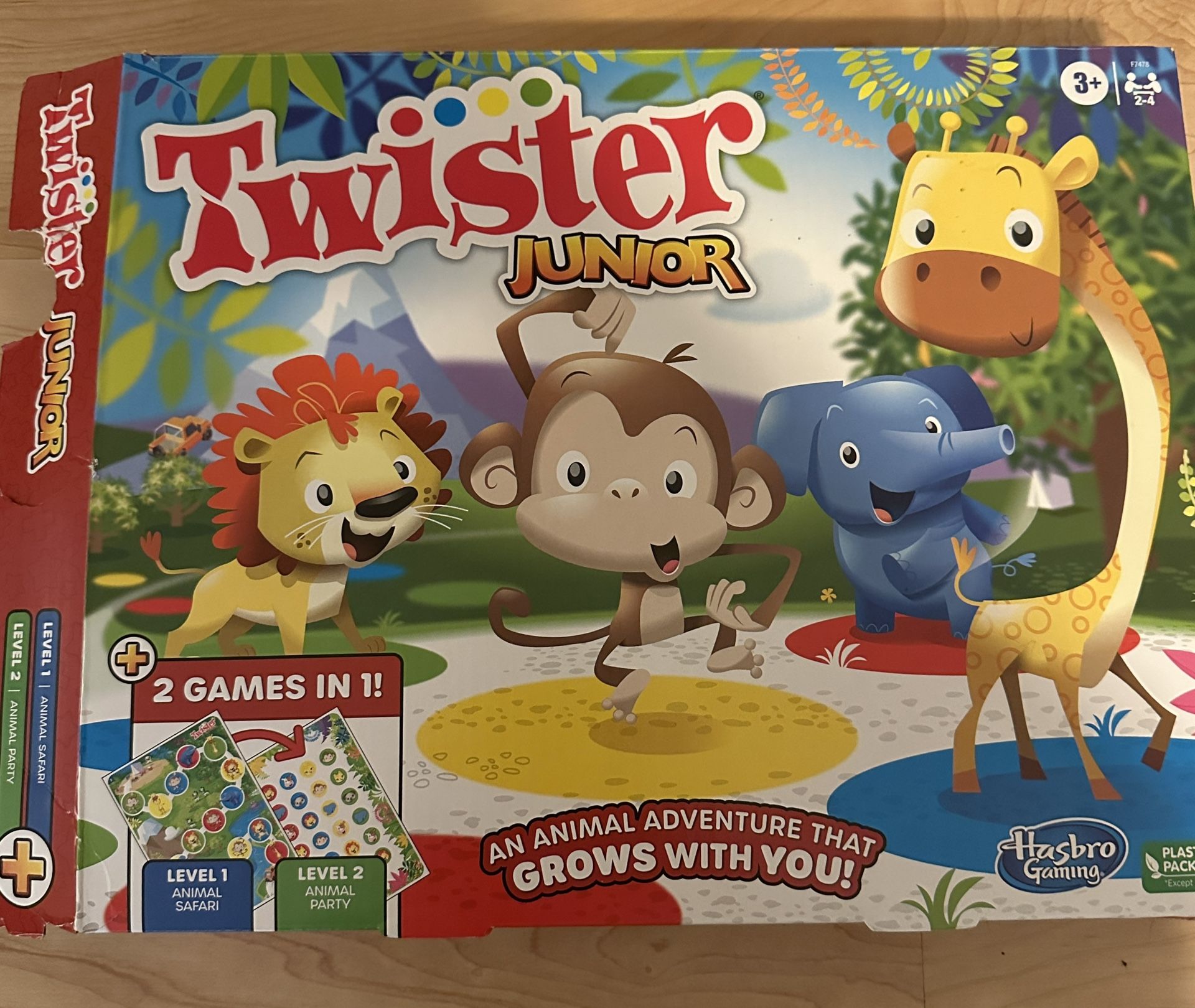 Child Twister Game - Opened