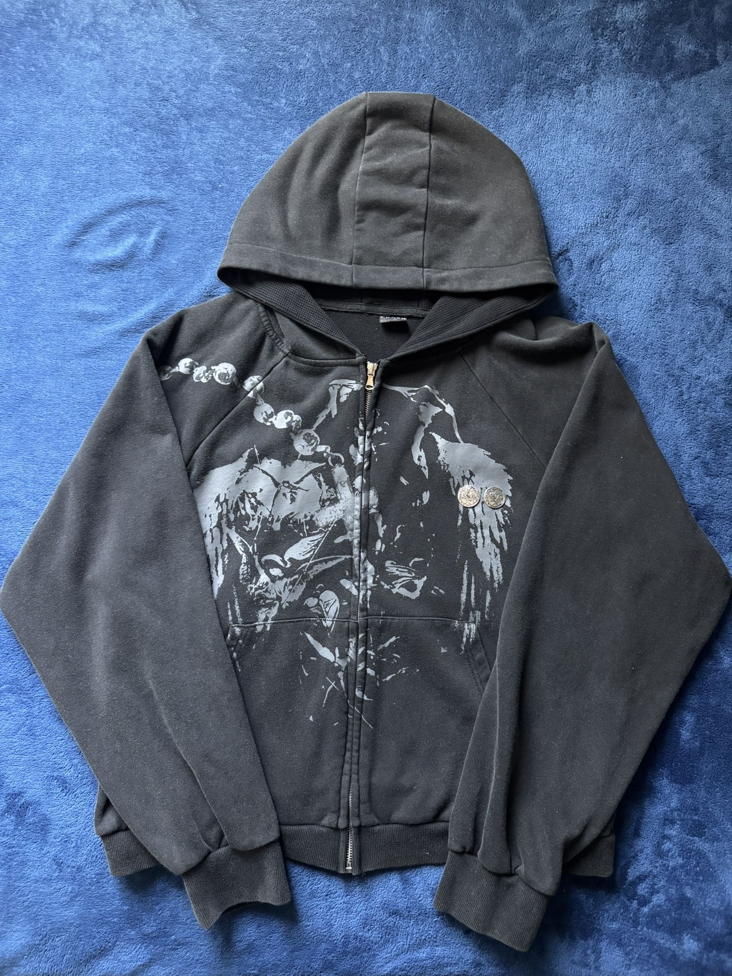 Size Medium Synical Vintage Streetwear Hoodie