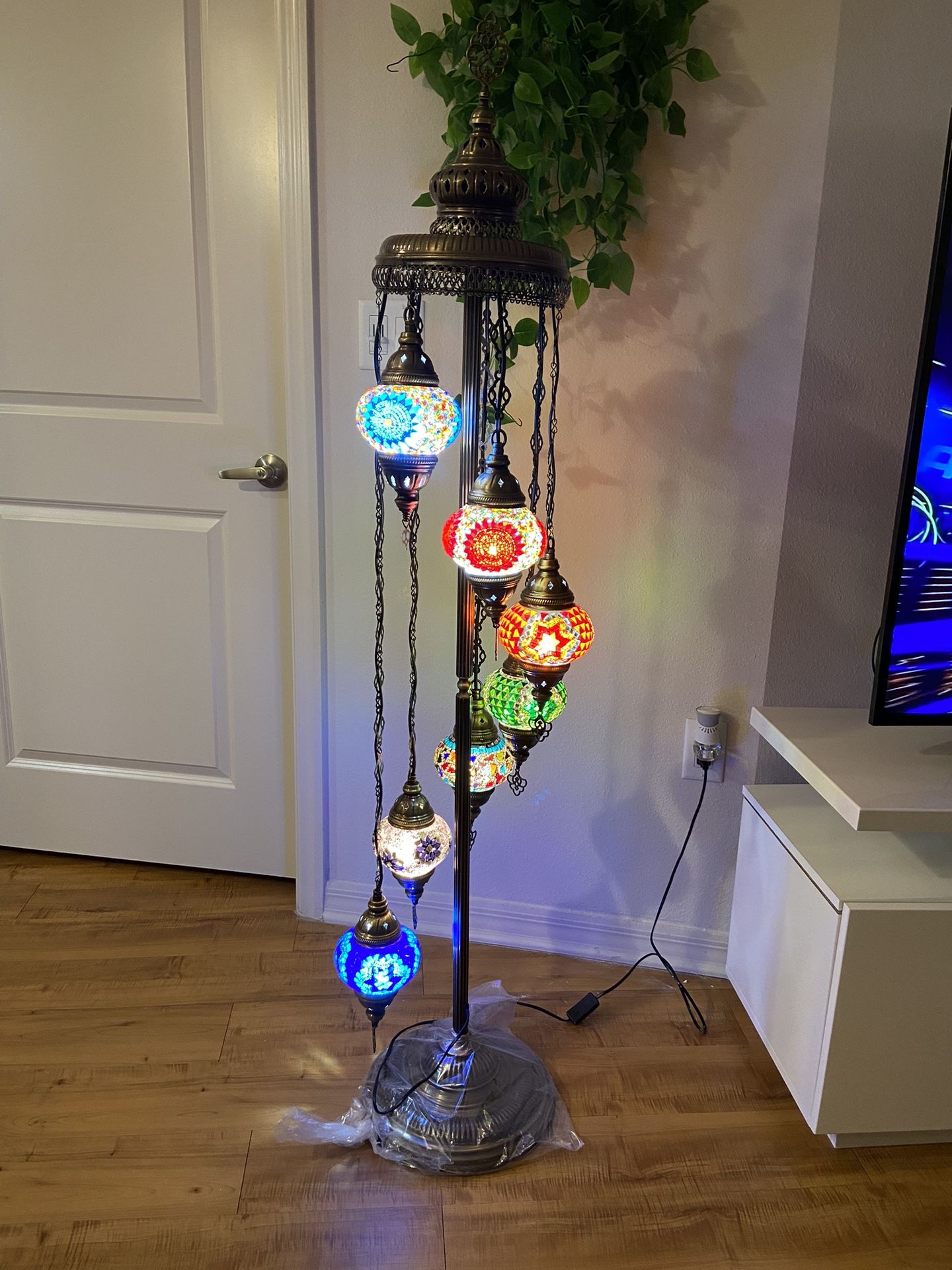 Turkish Floor Lamp 7 Globes
