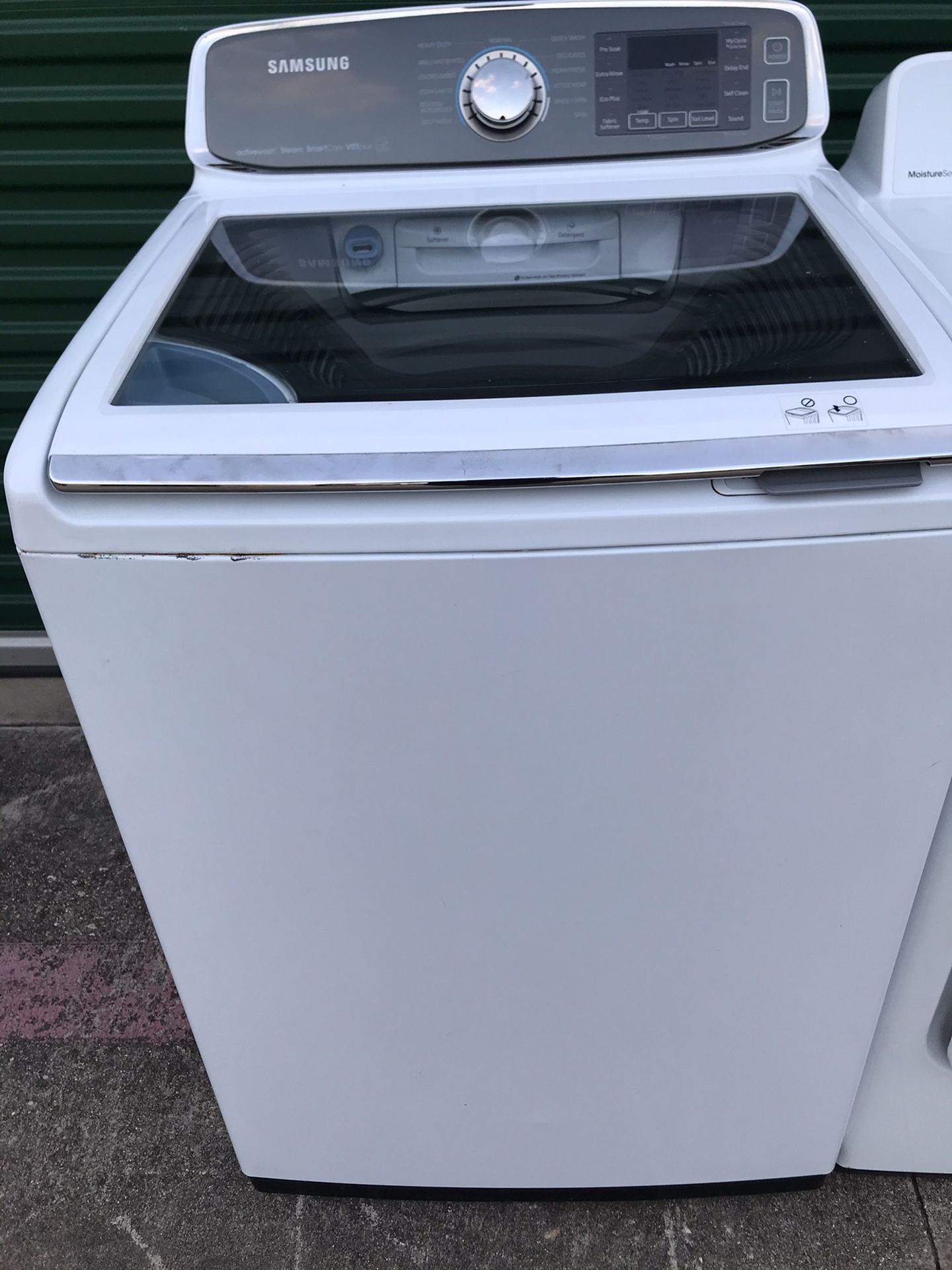 SAMSUNG VRT TOP LOAD WASHER AND ELECTRIC DRYER SET for Sale in Fort