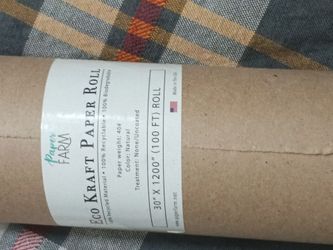 Paper used to package or art stuff etc