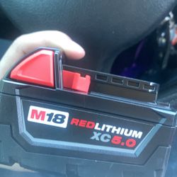 Milwaukee Red Lithium Ion Battery 5.0