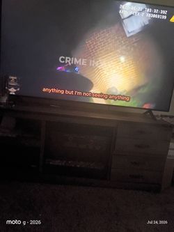 Flat screen tv with a stand