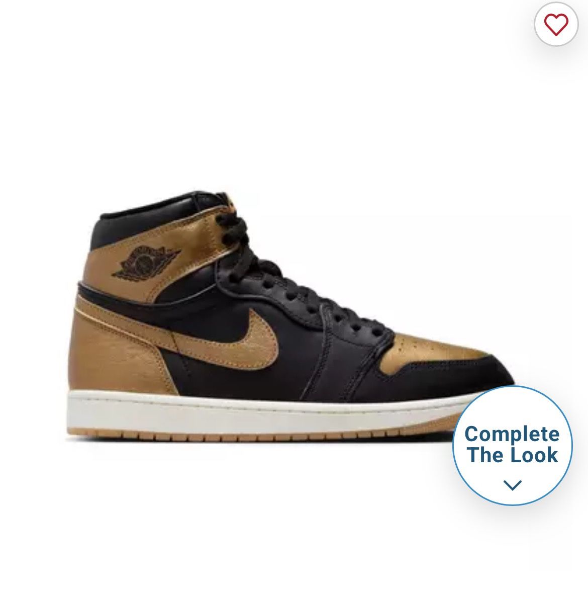 Jordan 1 Retro High OG Black & Gold Men’s Shoe