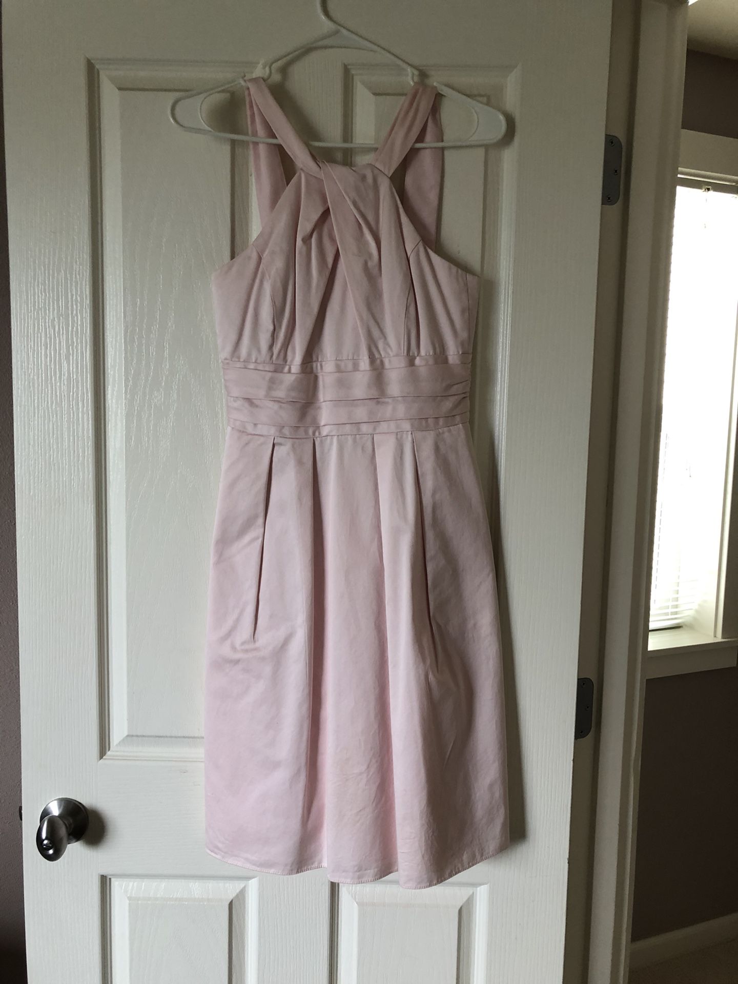 Pink bridesmaid dress