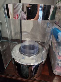 Cylinder shaped glass aquarium / vase
