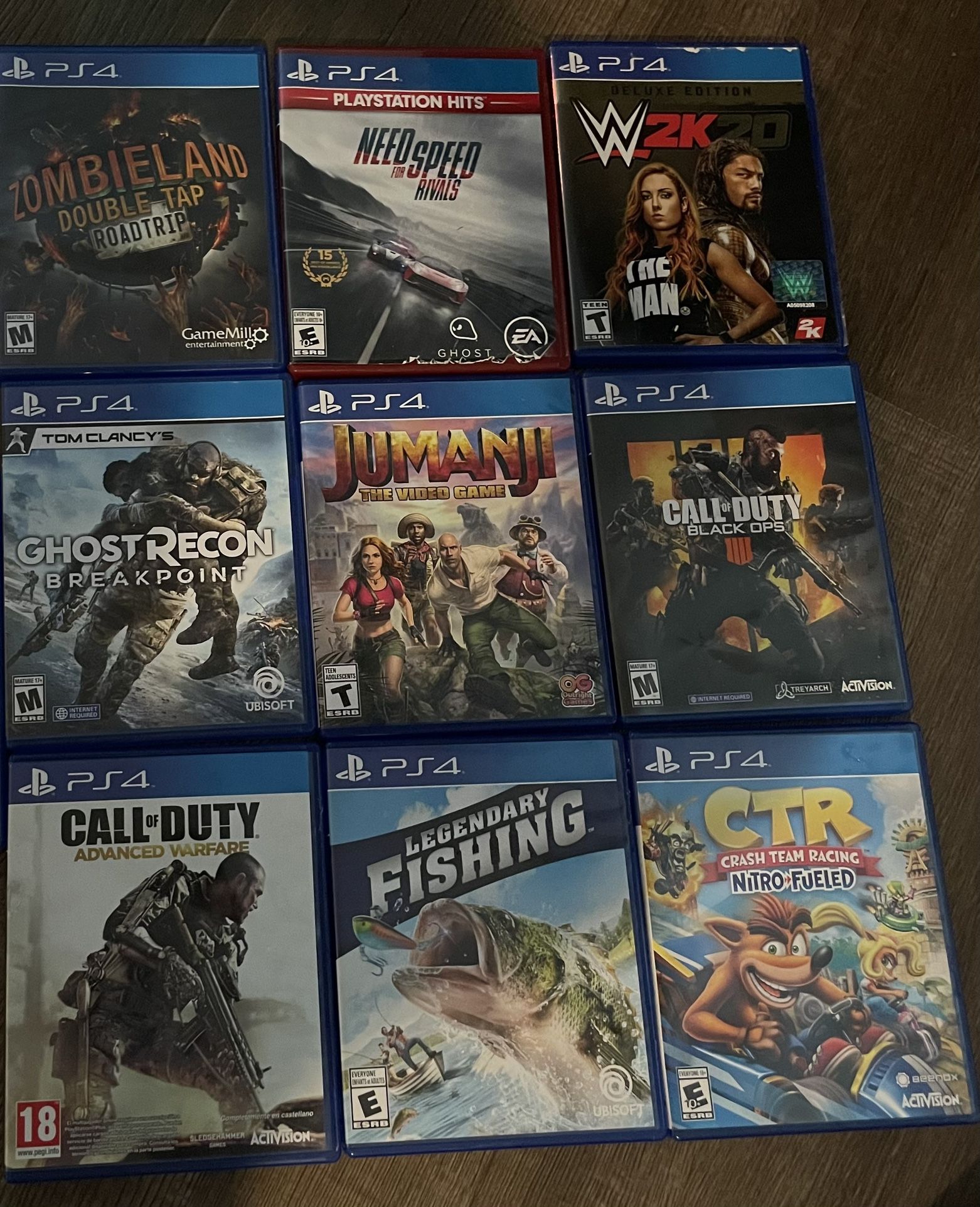 ps4 games-$10 EACH-make offer for all