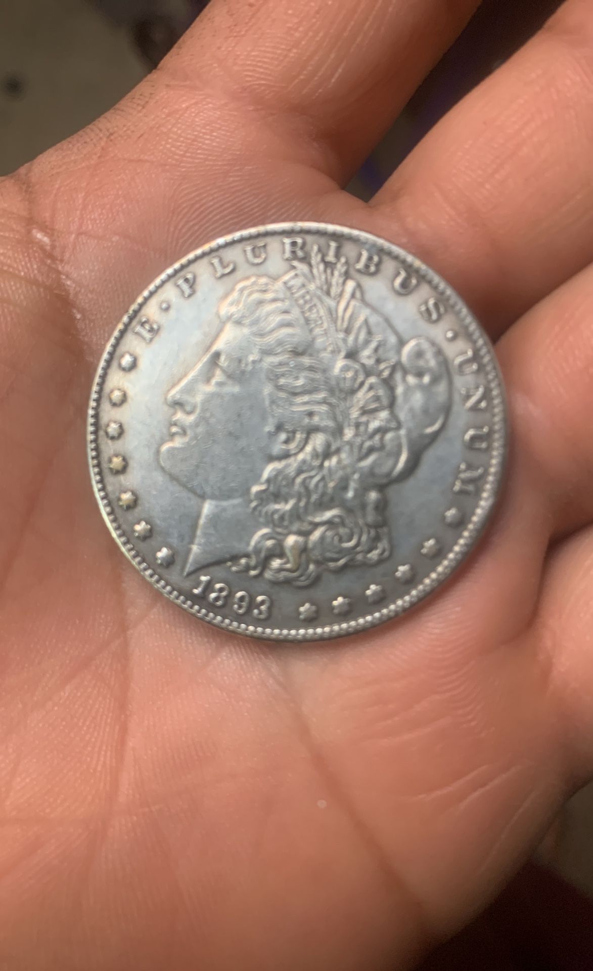 1893 S MORGAN DOLLAR 