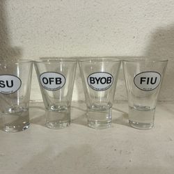Shot Glasses. Shotglasses Drinking Glasses Set Of 4
