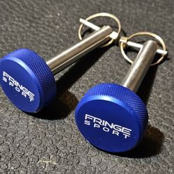 Fringe Sport MagPins Magnetic Hitch Pins Pair 5/8" Blue Power Rack Gym Squat

Buyer will receive two pins. I bought them but never used. Will ship out