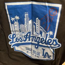 LA Dodgers Shirt/100% Cotton/size Xl A Little Bit Big/tight Crewneck/super Heavyweight