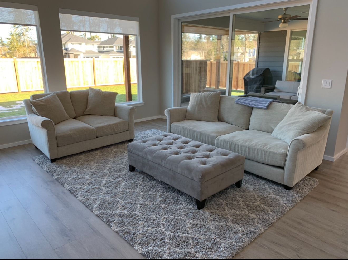 4-Piece Furniture Set (Sofa, Love Seat, Chair, Ottoman)