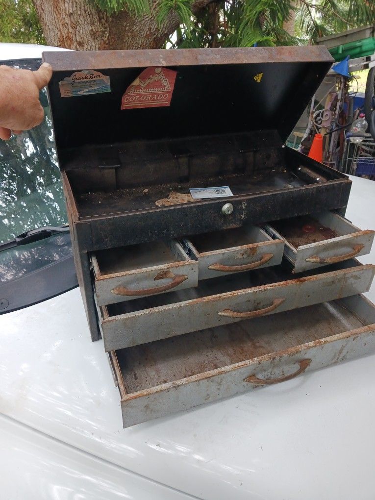 Small Good Condition Aluminum Box