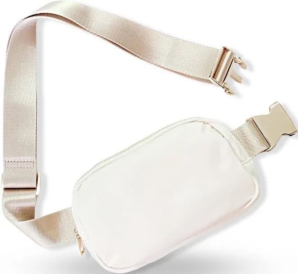 Cream Color Crossbody Bag Fanny Pack for Women Fashionable