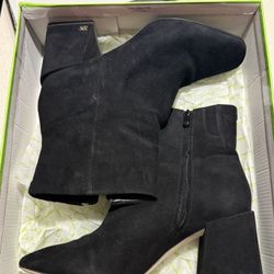 Sam Edelman Women Suede Daruby Boots - Size 10