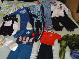 Bunch of Children's Halloween Costumes