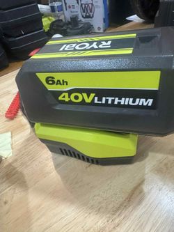 Battery Ryobi With Charger 