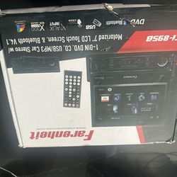Brand New 1 Din Touch Screen Stereo 
