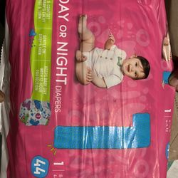 Baby Diapers New Size 1 44 Diapers 