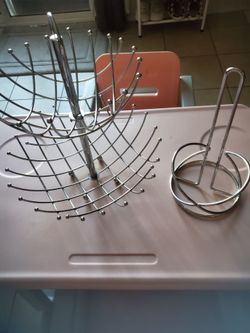 Fruit basket and napkin Holder (12 for both)