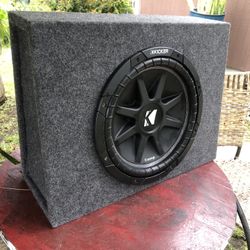 12 Inch Kicker Comp With Truck Style Box