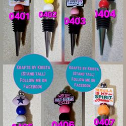 FOCAL BEAD BOTTLE STOPPERS