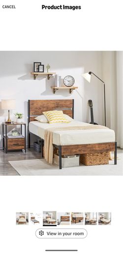 Free twin frame and futon mattress